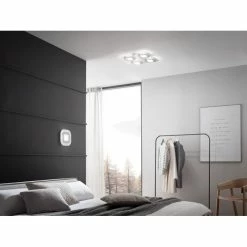 Grossmann AP Wandleuchte LED Grau, Aluminium, 1-flammig