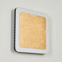 Hofstein Guacacallo Wandleuchte LED Schwarz, Wei&szlig;, Gold, 1-flammig -Wandleuchten Verkaufsgeschäft guacacallo wandleuchte h3459577 7