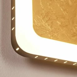 Hofstein Guacacallo Wandleuchte LED Schwarz, Weiß, Gold, 1-flammig -Wandleuchten Verkaufsgeschäft guacacallo wandleuchte h3459591 5