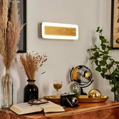 Hofstein Guacacallo Wandleuchte LED Schwarz, Weiß, Gold, 1-flammig -Wandleuchten Verkaufsgeschäft guacacallo wandleuchte h3459591 6