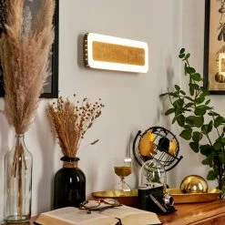 Hofstein Guacacallo Wandleuchte LED Schwarz, Weiß, Gold, 1-flammig -Wandleuchten Verkaufsgeschäft guacacallo wandleuchte h3459591 8