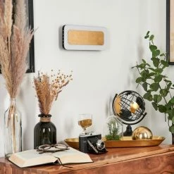 Hofstein Guacacallo Wandleuchte LED Schwarz, Weiß, Gold, 1-flammig -Wandleuchten Verkaufsgeschäft guacacallo wandleuchte h3570920 9