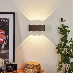 Hofstein Guiderkirch Wandleuchte LED Nickel-Matt, 6-flammig -Wandleuchten Verkaufsgeschäft guiderkirch wandleuchte h3654149 8