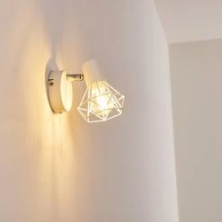 Hofstein Gullspang Wandleuchte Wei&szlig;, 1-flammig -Wandleuchten Verkaufsgeschäft gullspang wandleuchte h3348734 11