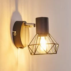 Hofstein Gullspang Wandleuchte Chrom, Anthrazit, 1-flammig -Wandleuchten Verkaufsgeschäft gullspang wandleuchte h3348819 18