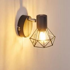 Hofstein Gullspang Wandleuchte Chrom, Anthrazit, 1-flammig -Wandleuchten Verkaufsgeschäft gullspang wandleuchte h3348819 3