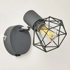 Hofstein Gullspang Wandleuchte Chrom, Anthrazit, 1-flammig -Wandleuchten Verkaufsgeschäft gullspang wandleuchte h3348819 4