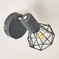 Hofstein Gullspang Wandleuchte Chrom, Anthrazit, 1-flammig -Wandleuchten Verkaufsgeschäft gullspang wandleuchte h3348819 5