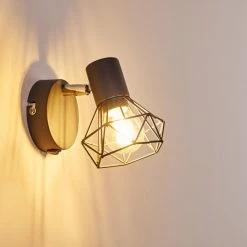 Hofstein Gullspang Wandleuchte Chrom, Anthrazit, 1-flammig -Wandleuchten Verkaufsgeschäft gullspang wandleuchte h3348819 7