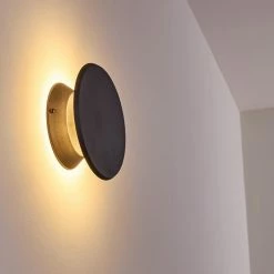 Trio Leuchten Gusum Wandleuchte LED Schwarz, 1-flammig -Wandleuchten Verkaufsgeschäft gusum wandleuchte h3358894 14