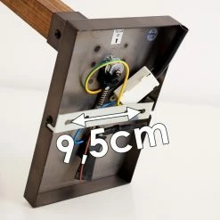 Hofstein Haervej Wandleuchte Schwarz, Holz dunkel, 1-flammig -Wandleuchten Verkaufsgeschäft haervej wandleuchte h3350584 19