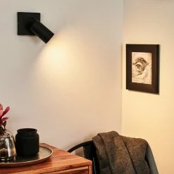 Hofstein Hakamken Wandleuchte LED Schwarz, 1-flammig 23 Hofstein Hakamken Wandleuchte LED Schwarz, 1-flammig -Wandleuchten Verkaufsgeschäft hakamken wandleuchte h3427828 11