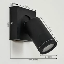 Hofstein Hakamken Wandleuchte LED Schwarz, 1-flammig 15 Hofstein Hakamken Wandleuchte LED Schwarz, 1-flammig -Wandleuchten Verkaufsgeschäft hakamken wandleuchte h3427828 3