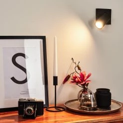 Hofstein Hakamken Wandleuchte LED Schwarz, 1-flammig 18 Hofstein Hakamken Wandleuchte LED Schwarz, 1-flammig -Wandleuchten Verkaufsgeschäft hakamken wandleuchte h3427828 6