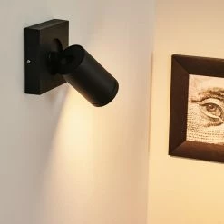 Hofstein Hakamken Wandleuchte LED Schwarz, 1-flammig 20 Hofstein Hakamken Wandleuchte LED Schwarz, 1-flammig -Wandleuchten Verkaufsgeschäft hakamken wandleuchte h3427828 8