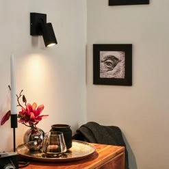 Hofstein Hakamken Wandleuchte LED Schwarz, 1-flammig 21 Hofstein Hakamken Wandleuchte LED Schwarz, 1-flammig -Wandleuchten Verkaufsgeschäft hakamken wandleuchte h3427828 9