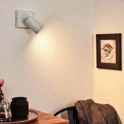 Hofstein Hakamken Wandleuchte LED Weiß, 1-flammig -Wandleuchten Verkaufsgeschäft hakamken wandleuchte h3438022 11