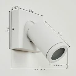 Hofstein Hakamken Wandleuchte LED Weiß, 1-flammig -Wandleuchten Verkaufsgeschäft hakamken wandleuchte h3438022 3