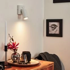 Hofstein Hakamken Wandleuchte LED Weiß, 1-flammig -Wandleuchten Verkaufsgeschäft hakamken wandleuchte h3438022 9