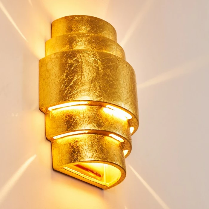 Hofstein Handan Wandleuchte Gold, 1-flammig 15 Hofstein Handan Wandleuchte Gold, 1-flammig – Bild 15