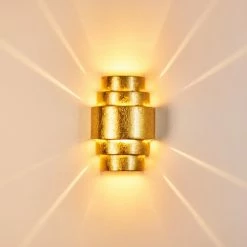 Hofstein Handan Wandleuchte Gold, 1-flammig 25 Hofstein Handan Wandleuchte Gold, 1-flammig -Wandleuchten Verkaufsgeschäft handan wandleuchte h3010129 do4 4