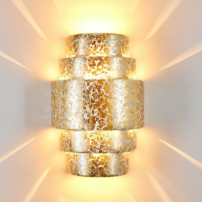 Hofstein Handan Wandleuchte Gold, 1-flammig 14 Hofstein Handan Wandleuchte Gold, 1-flammig – Bild 14