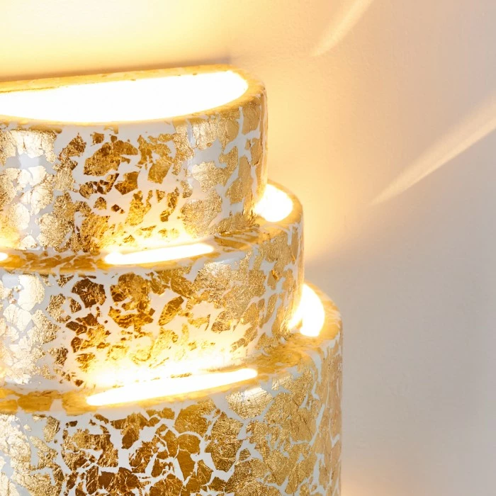 Hofstein Handan Wandleuchte Gold, 1-flammig 18 Hofstein Handan Wandleuchte Gold, 1-flammig – Bild 18