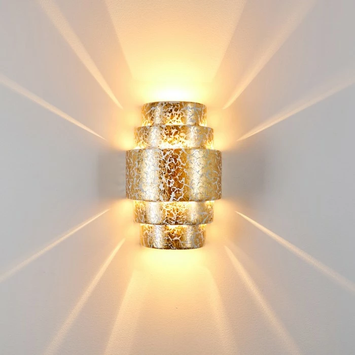 Hofstein Handan Wandleuchte Gold, 1-flammig 4 Hofstein Handan Wandleuchte Gold, 1-flammig – Bild 4