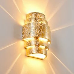 Hofstein Handan Wandleuchte Gold, 1-flammig 23 Hofstein Handan Wandleuchte Gold, 1-flammig -Wandleuchten Verkaufsgeschäft handan wandleuchte h3010259 do4 5