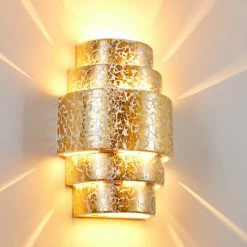 Hofstein Handan Wandleuchte Gold, 1-flammig 26 Hofstein Handan Wandleuchte Gold, 1-flammig -Wandleuchten Verkaufsgeschäft handan wandleuchte h3010259 do4 8