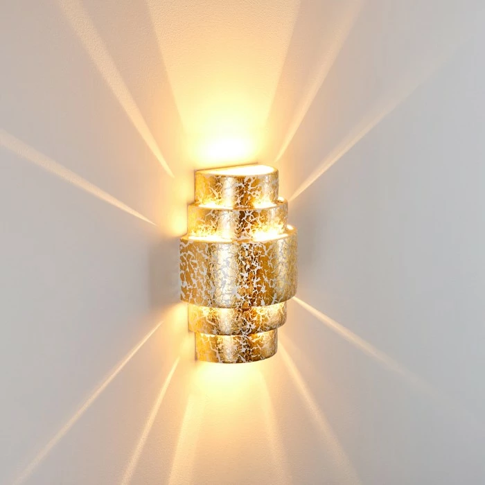 Hofstein Handan Wandleuchte Gold, 1-flammig 10 Hofstein Handan Wandleuchte Gold, 1-flammig – Bild 10