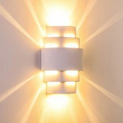 Hofstein Handan Wandleuchte Wei&szlig;, 1-flammig -Wandleuchten Verkaufsgeschäft handan wandleuchte h329 13