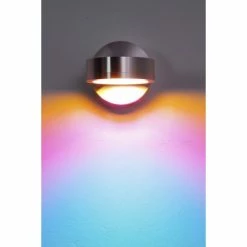 Hofstein Harare Wandleuchte LED Aluminium, 1-flammig 12 Hofstein Harare Wandleuchte LED Aluminium, 1-flammig -Wandleuchten Verkaufsgeschäft harare wandleuchte h348 blau glas 5