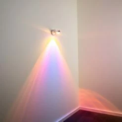 Hofstein Harare Wandleuchte LED Aluminium, 1-flammig -Wandleuchten Verkaufsgeschäft harare wandleuchte h348 blau linse 10