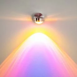 Hofstein Harare Wandleuchte LED Aluminium, 1-flammig -Wandleuchten Verkaufsgeschäft harare wandleuchte h348 blau linse 2