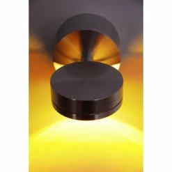 Hofstein Harare Wandleuchte LED Aluminium, 1-flammig -Wandleuchten Verkaufsgeschäft harare wandleuchte h348 gelb linse 4