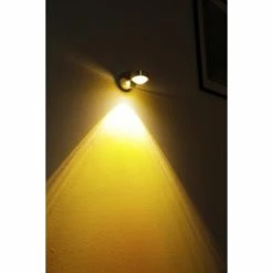 Hofstein Harare Wandleuchte LED Aluminium, 1-flammig -Wandleuchten Verkaufsgeschäft harare wandleuchte h348 gelb linse 7