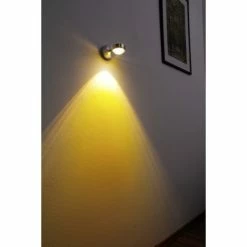 Hofstein Harare Wandleuchte LED Aluminium, 1-flammig -Wandleuchten Verkaufsgeschäft harare wandleuchte h348 gelb linse 8