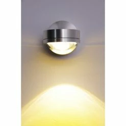 Hofstein Harare Wandleuchte LED Aluminium, 1-flammig -Wandleuchten Verkaufsgeschäft harare wandleuchte h348 gelb linse 9