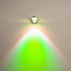 Hofstein Harare Wandleuchte LED Aluminium, 1-flammig 20 Hofstein Harare Wandleuchte LED Aluminium, 1-flammig -Wandleuchten Verkaufsgeschäft harare wandleuchte h348 gruen glas 8