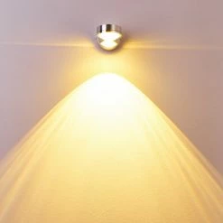 Hofstein Harare Wandleuchte LED Aluminium, 1-flammig 35 Hofstein Harare Wandleuchte LED Aluminium, 1-flammig -Wandleuchten Verkaufsgeschäft harare wandleuchte h348 linse 15