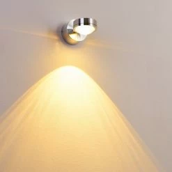 Hofstein Harare Wandleuchte LED Aluminium, 1-flammig 29 Hofstein Harare Wandleuchte LED Aluminium, 1-flammig -Wandleuchten Verkaufsgeschäft harare wandleuchte h348 linse 9