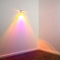 Hofstein Harare Wandleuchte LED Aluminium, 1-flammig 18 Hofstein Harare Wandleuchte LED Aluminium, 1-flammig -Wandleuchten Verkaufsgeschäft harare wandleuchte h348 magenta glas 6