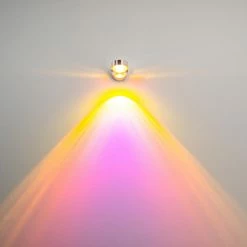 Hofstein Harare Wandleuchte LED Aluminium, 1-flammig 20 Hofstein Harare Wandleuchte LED Aluminium, 1-flammig -Wandleuchten Verkaufsgeschäft harare wandleuchte h348 magenta glas 8