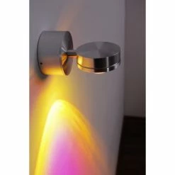 Hofstein Harare Wandleuchte LED Aluminium, 1-flammig -Wandleuchten Verkaufsgeschäft harare wandleuchte h348 magenta linse 4