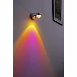 Hofstein Harare Wandleuchte LED Aluminium, 1-flammig -Wandleuchten Verkaufsgeschäft harare wandleuchte h348 magenta linse 9