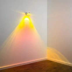 Hofstein Harare Wandleuchte LED Aluminium, 1-flammig 18 Hofstein Harare Wandleuchte LED Aluminium, 1-flammig -Wandleuchten Verkaufsgeschäft harare wandleuchte h348 rot glas 6