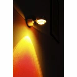 Hofstein Harare Wandleuchte LED Aluminium, 1-flammig -Wandleuchten Verkaufsgeschäft harare wandleuchte h348 rot linse 6