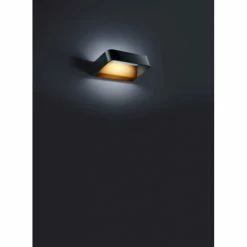Helestra ROB Wandleuchte LED Schwarz-Gold, 6-flammig