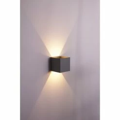 Helestra Wandleuchte LED Grau, Silber, 2-flammig -Wandleuchten Verkaufsgeschäft helestra wandleuchte a28442 46 do1 10